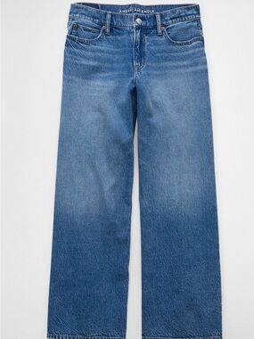 American Eagle Dreamy Drape Strigid Ultra Wide Leg Jeans